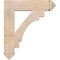 Ekena Millwork Merced Arts & Crafts Smooth Bracket, Douglas Fir, 5 1/2"W x 28"D x 32"H BKT06X28X32MRC03SDF - alternate 2